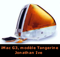 iMac G3, modle Tangerine, Jonathan Ive